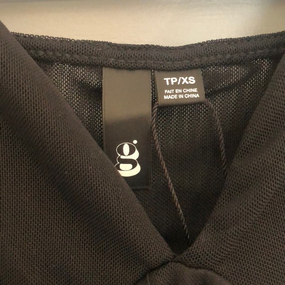 Jet black tank top! - Picture 3 of 4